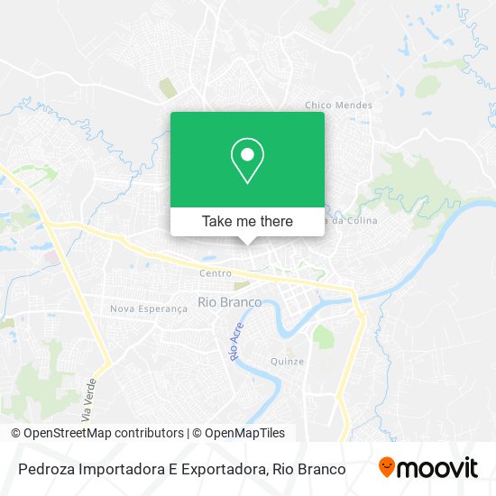 Mapa Pedroza Importadora E Exportadora