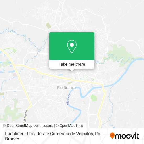 Localider - Locadora e Comercio de Veiculos map