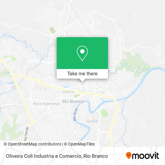 Mapa Oliveira Coli Industria e Comercio