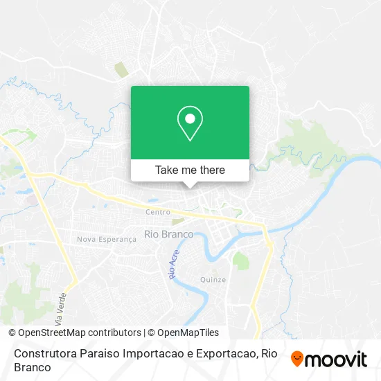 Construtora Paraiso Importacao e Exportacao map