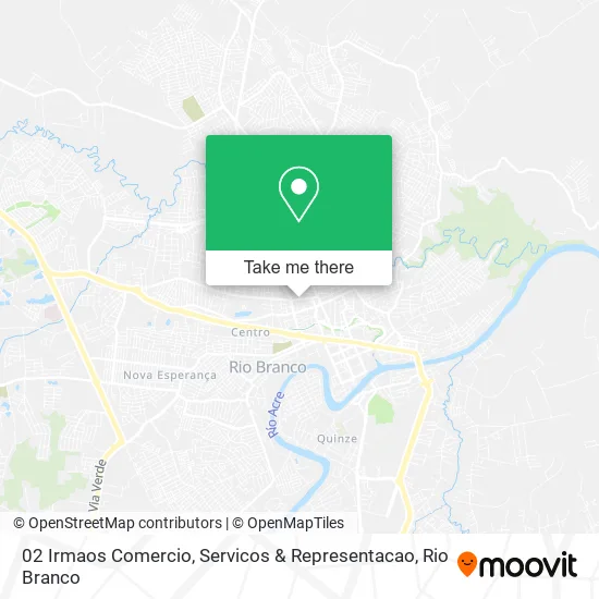 02 Irmaos Comercio, Servicos & Representacao map