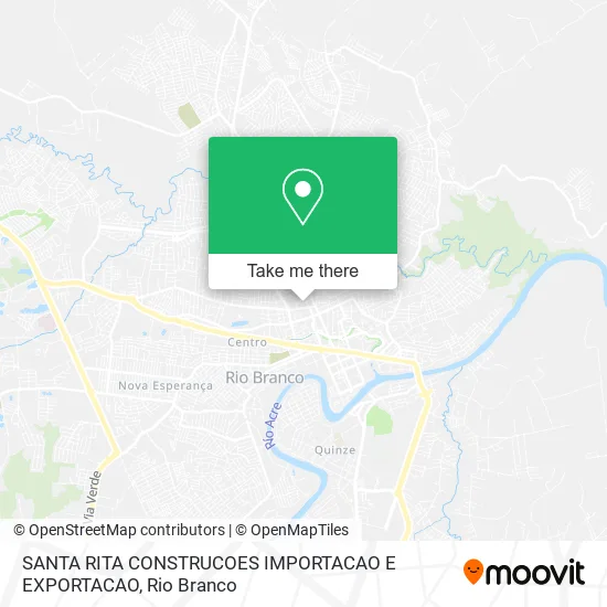 SANTA RITA CONSTRUCOES IMPORTACAO E EXPORTACAO map