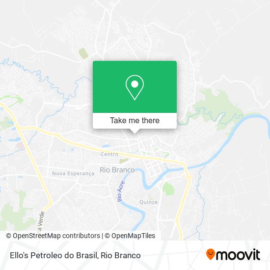 Mapa Ello's Petroleo do Brasil
