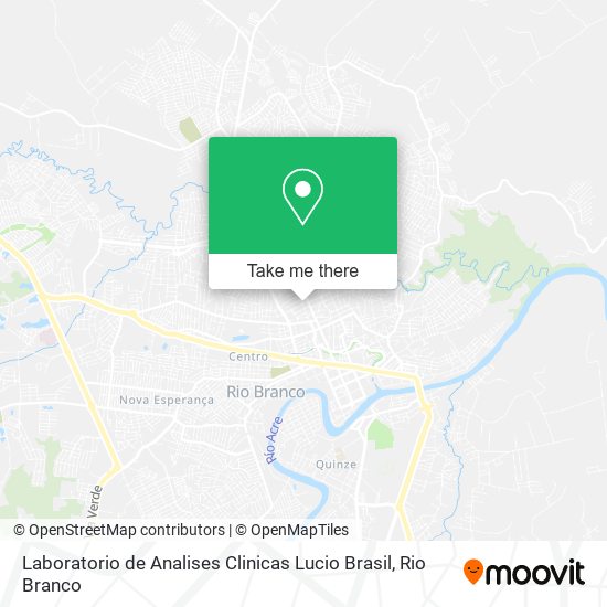 Mapa Laboratorio de Analises Clinicas Lucio Brasil