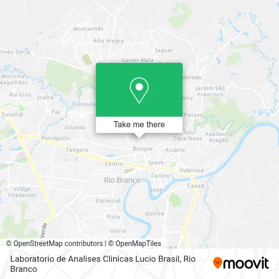 Laboratorio de Analises Clinicas Lucio Brasil map