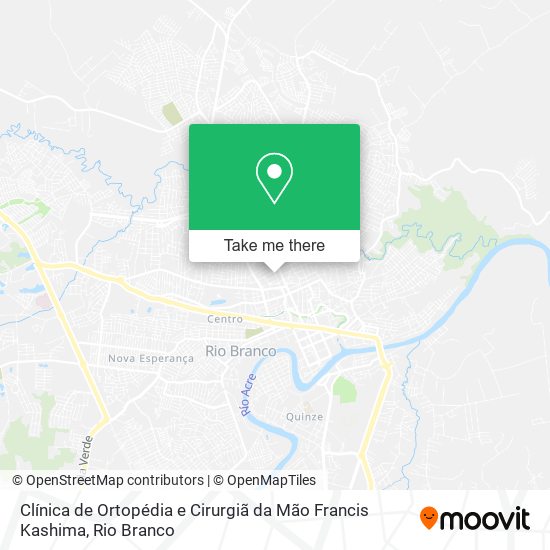 Clínica de Ortopédia e Cirurgiã da Mão Francis Kashima map