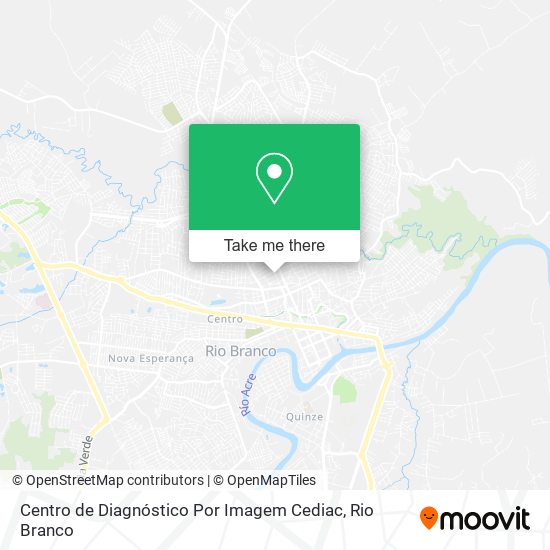 Mapa Centro de Diagnóstico Por Imagem Cediac