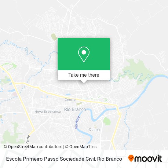 Escola Primeiro Passo Sociedade Civil map