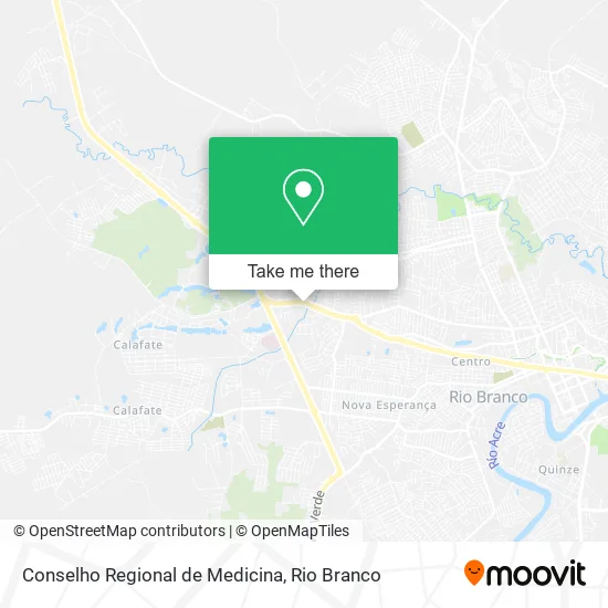 Conselho Regional de Medicina map