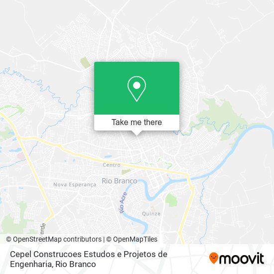 Mapa Cepel Construcoes Estudos e Projetos de Engenharia