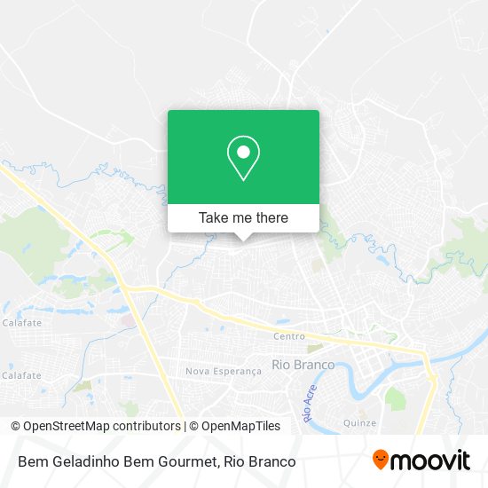 Mapa Bem Geladinho Bem Gourmet