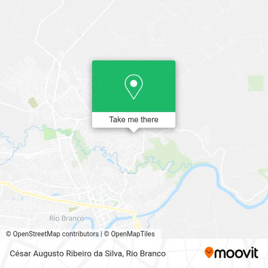 César Augusto Ribeiro da Silva map