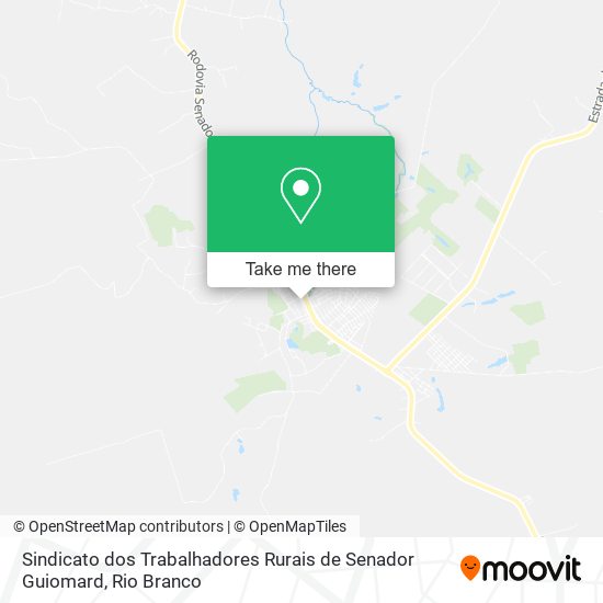 Sindicato dos Trabalhadores Rurais de Senador Guiomard map