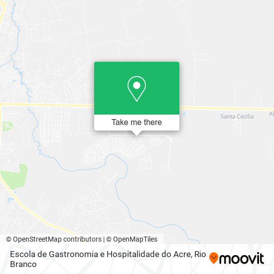 Escola de Gastronomia e Hospitalidade do Acre map