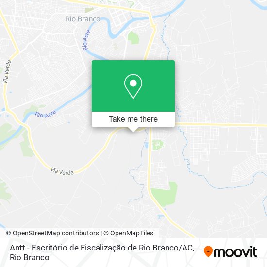 Antt - Escritório de Fiscalização de Rio Branco / AC map