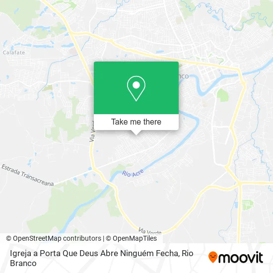 Igreja a Porta Que Deus Abre Ninguém Fecha map