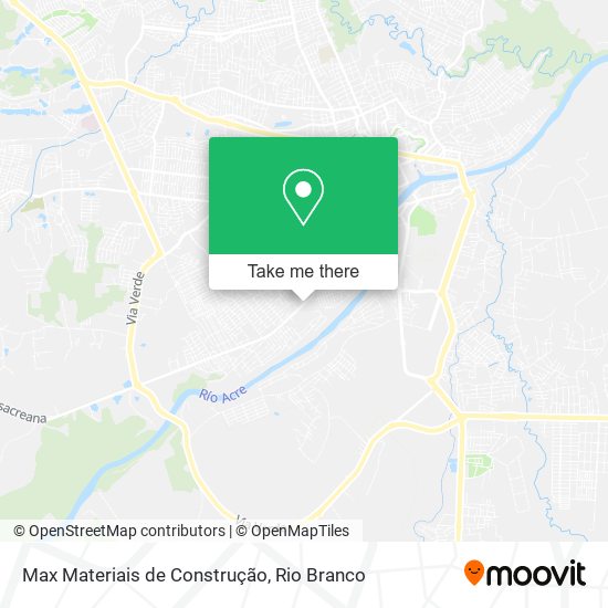 Max Materiais de Construção map