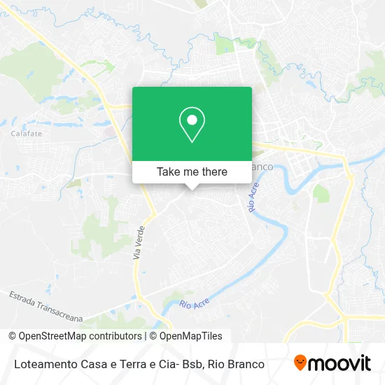 Loteamento Casa e Terra e Cia- Bsb map