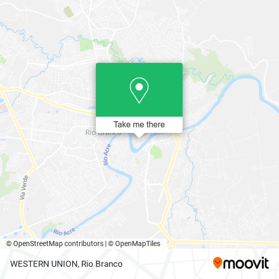 WESTERN UNION map