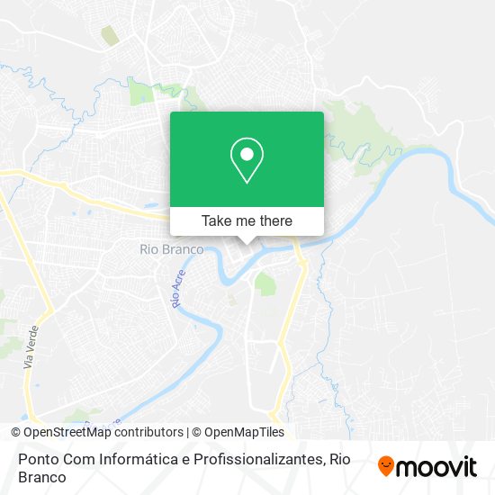 Mapa Ponto Com Informática e Profissionalizantes