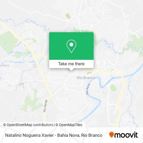 Mapa Natalino Nogueira Xavier - Bahia Nova