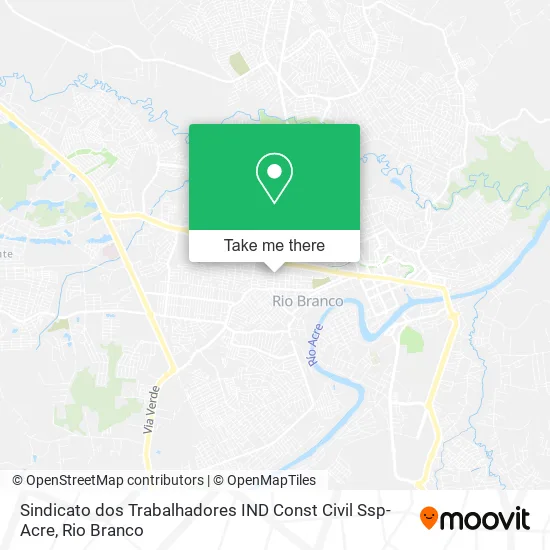 Sindicato dos Trabalhadores IND Const Civil Ssp-Acre map