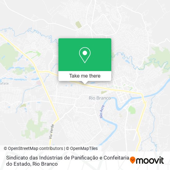 Mapa Sindicato das Indústrias de Panificação e Confeitaria do Estado