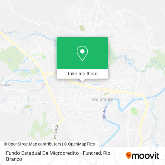 Fundo Estadual De Microcredito - Funcred map