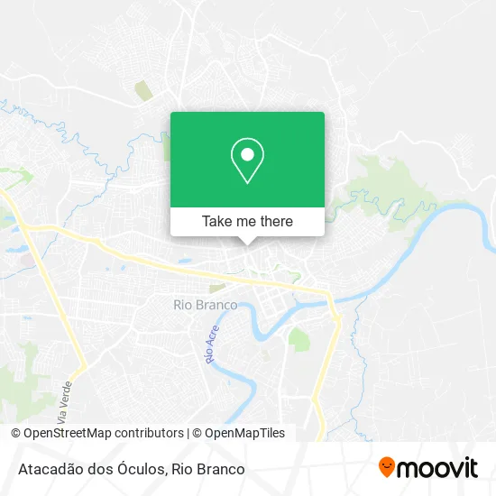 Atacadão dos Óculos map