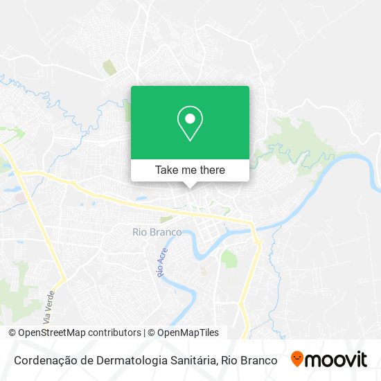 Mapa Cordenação de Dermatologia Sanitária