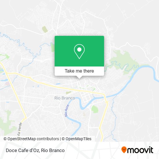 Doce Cafe d'Oz map