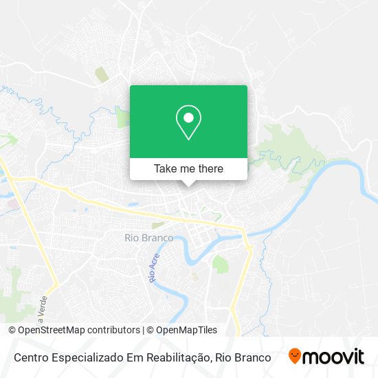 Centro Especializado Em Reabilitação map