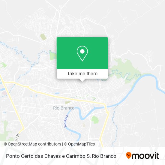 Mapa Ponto Certo das Chaves e Carimbo S