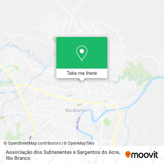 Associação dos Subtenentes e Sargentos do Acre map