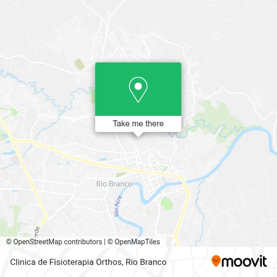 Clinica de Fisioterapia Orthos map