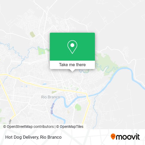 Hot Dog Delivery map