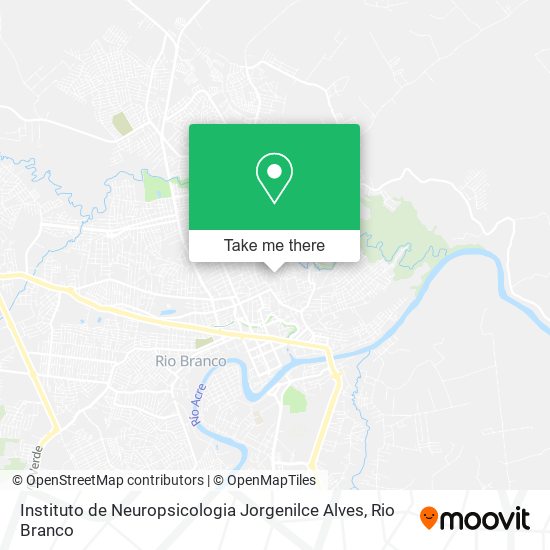 Mapa Instituto de Neuropsicologia Jorgenilce Alves