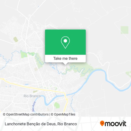 Lanchonete Benção de Deus map