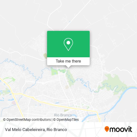 Mapa Val Melo Cabeleireira