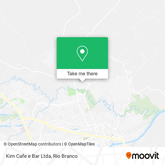 Mapa Kim Cafe e Bar Ltda