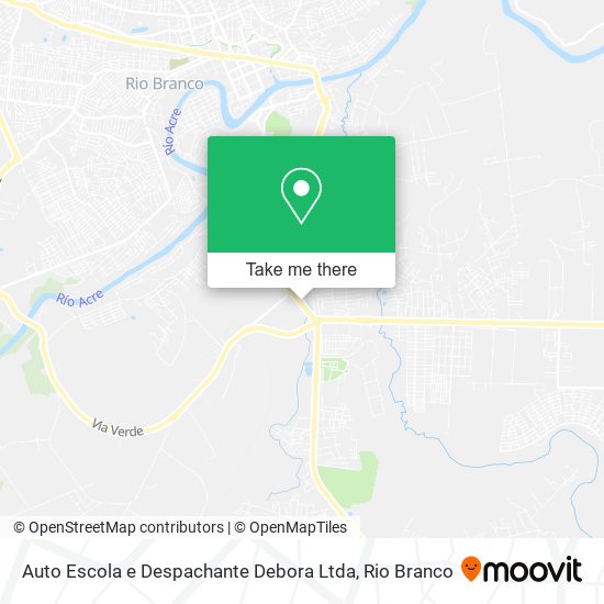 Auto Escola e Despachante Debora Ltda map