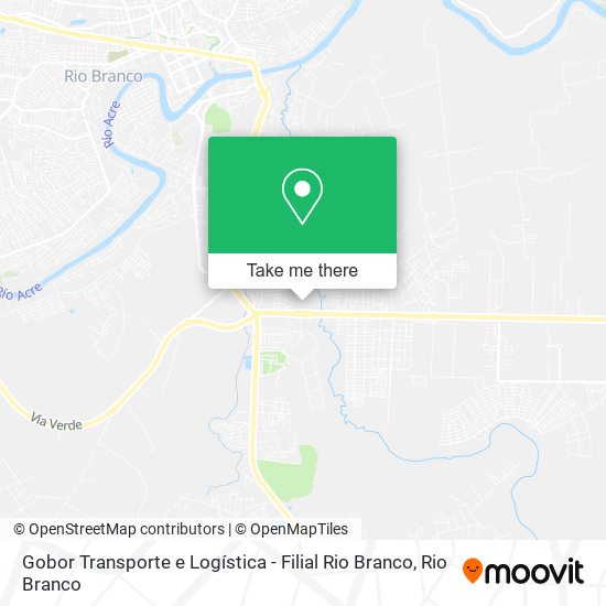 Gobor Transporte e Logística - Filial Rio Branco map