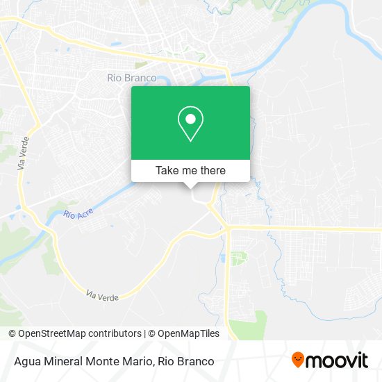 Agua Mineral Monte Mario map