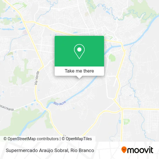 Supermercado Araújo Sobral map