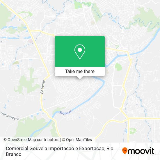 Mapa Comercial Gouveia Importacao e Exportacao