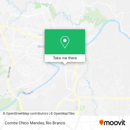 Comite Chico Mendes map