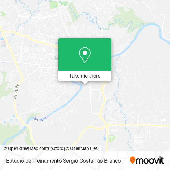 Estudio de Treinamento Sergio Costa map