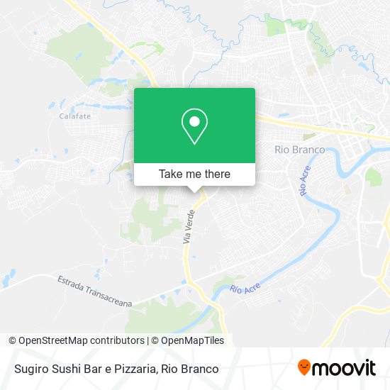 Sugiro Sushi Bar e Pizzaria map