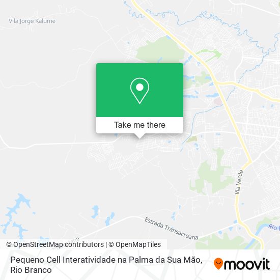 Mapa Pequeno Cell Interatividade na Palma da Sua Mão