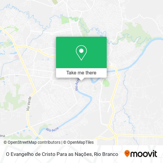 O Evangelho de Cristo Para as Nações map